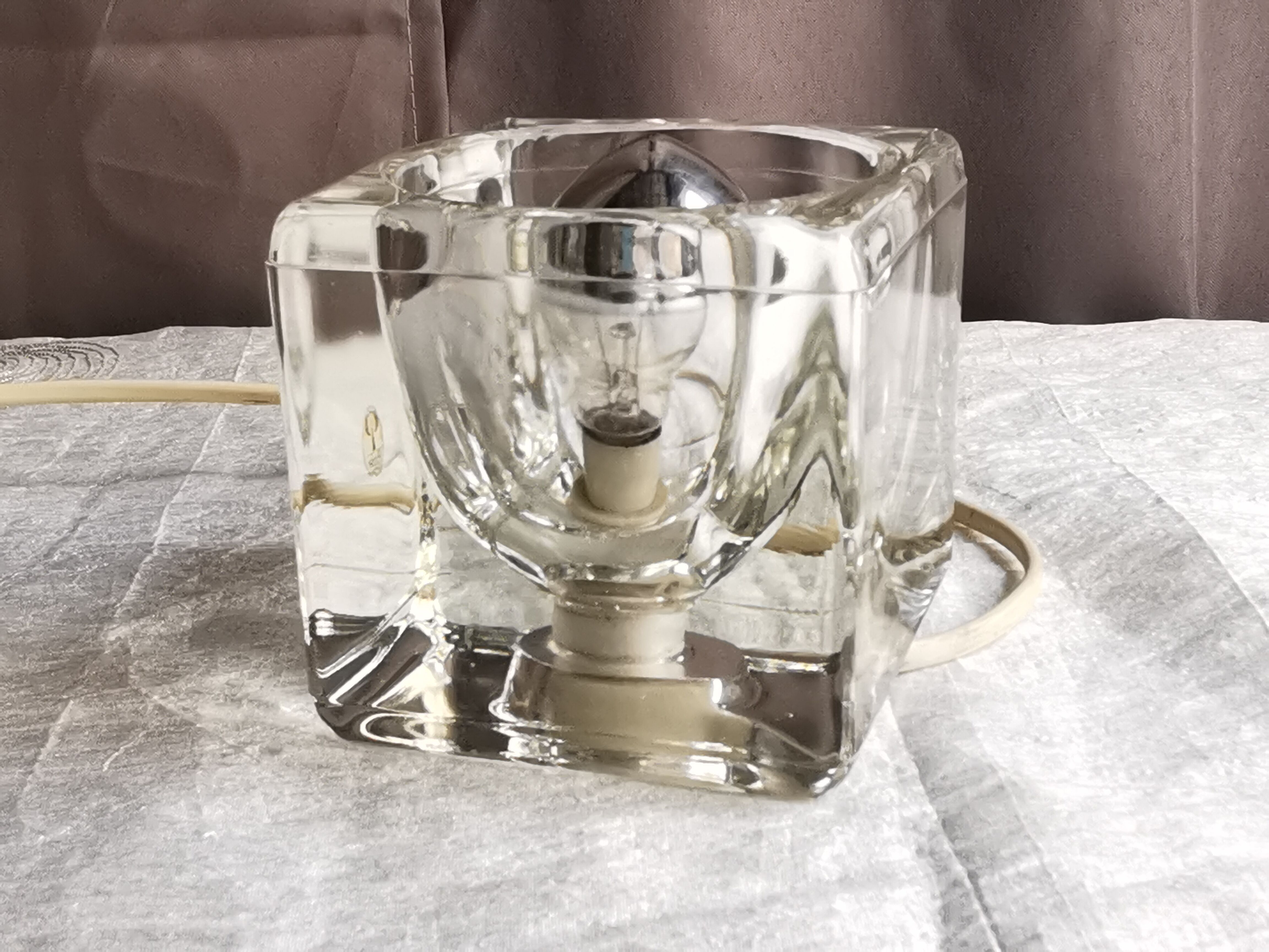 Putzler's vintage "ice cube" lamp