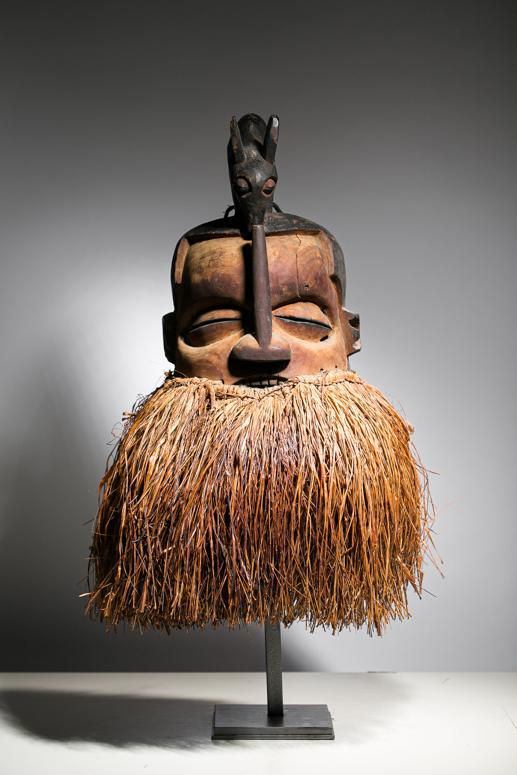 African mask Yaka Suku - Ethnic decoration of Congo