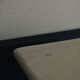 Old white wooden handle stool