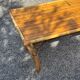 Table basse en bambou et rotin 1960