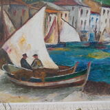 Oil on panel