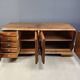 Art deco credenza in Walnut burl, 1930s