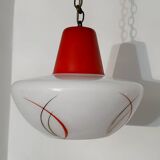 Opaline chandelier from the 60s