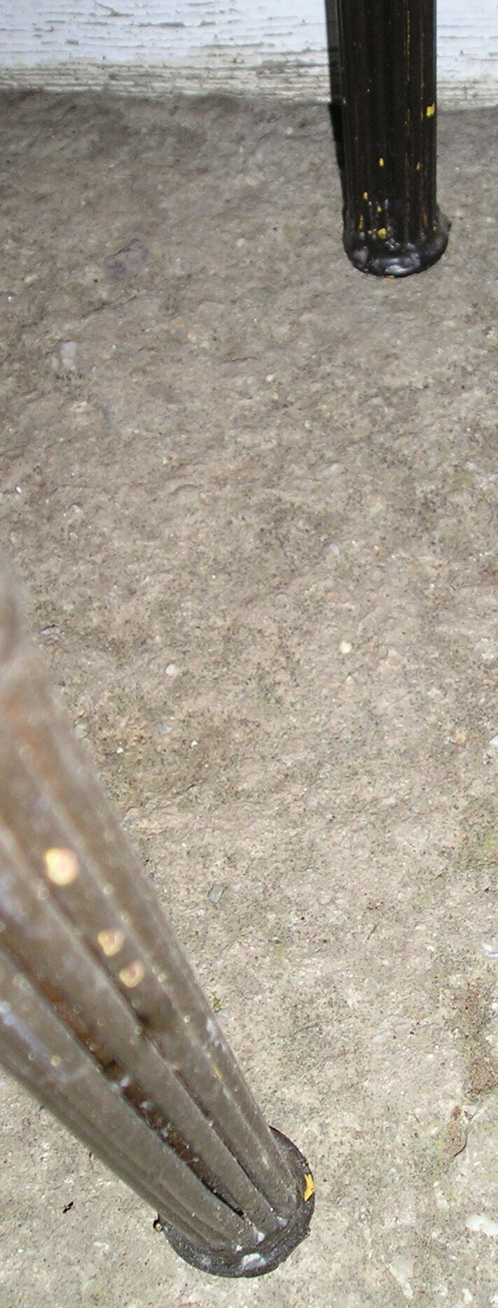 Metal and glass top side table