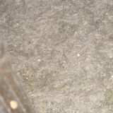 Metal and glass top side table