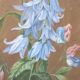 Antique painting - floral composition - gouache signed Gustinoff 1851