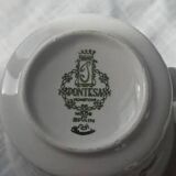 Vintage Pontesa coffee service - 8 cups and saucers - Floral pattern - Perfect condition