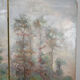 Post-impressionist painted screen by Charles Frechon, France, 1894