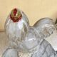 Vintage glazed ceramic rooster