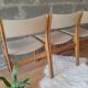 Set of 3 Danish Scandinavian chairs Uldum Mobelfabrik 7171