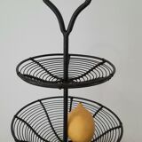 Vintage metal servant display