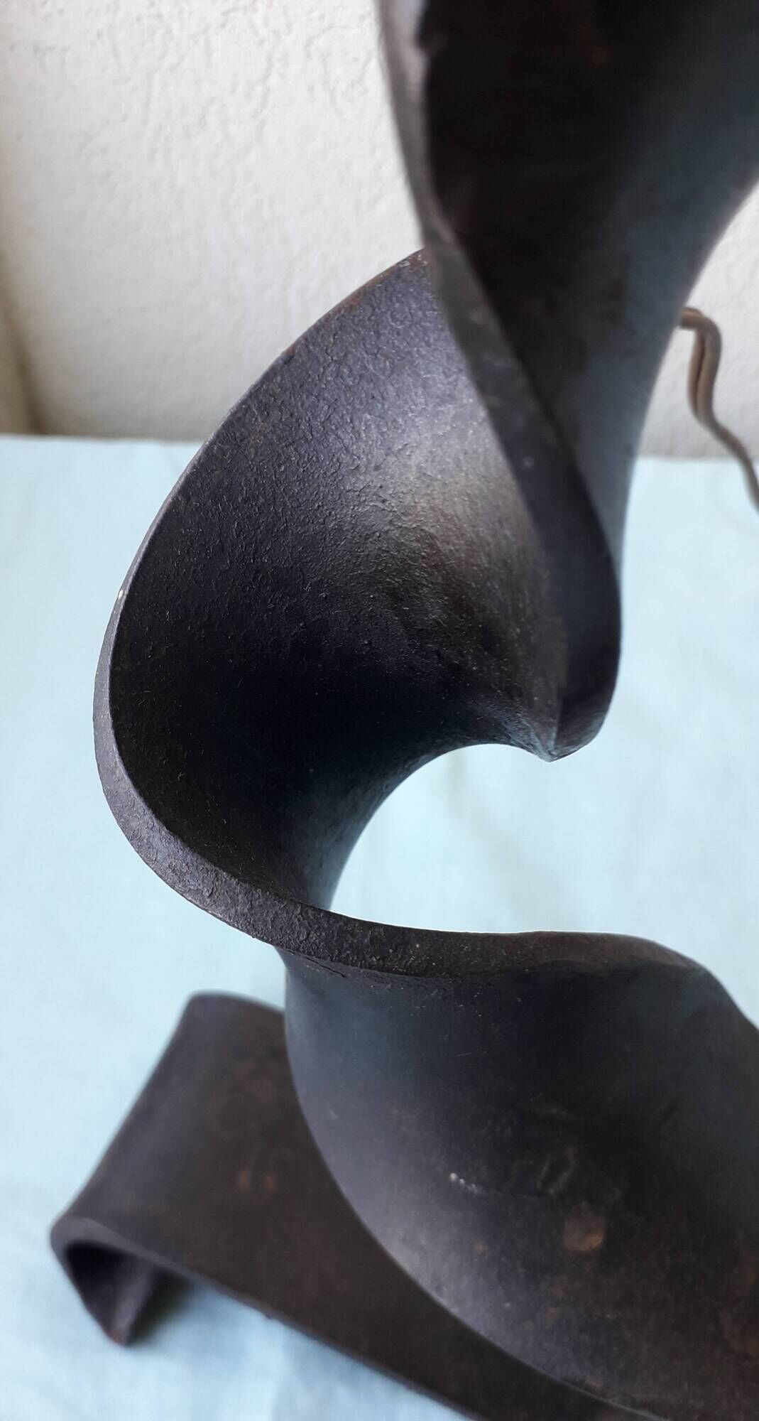 Wrought iron lamp base
