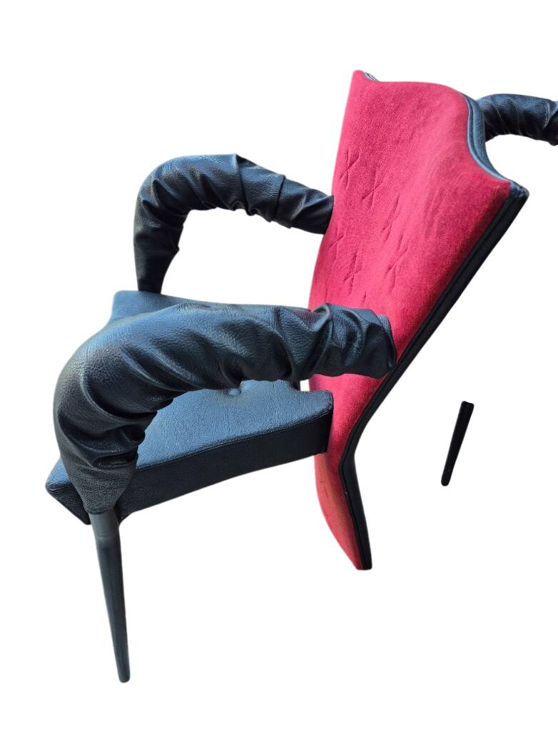 6 Scarabas chairs model André T designed by Bofek Sipek