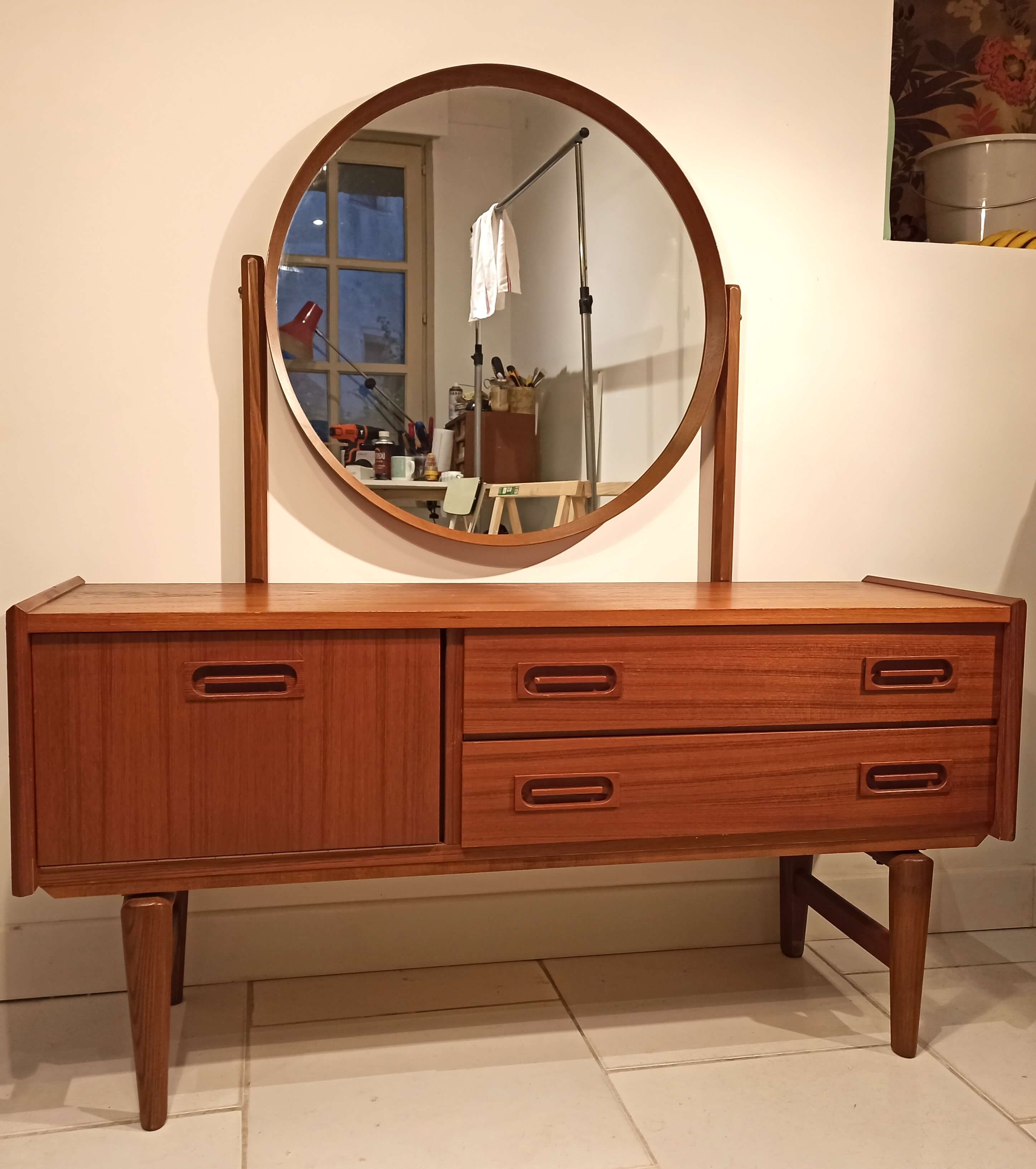 Scandinavian vintage dresser from the 1960s
