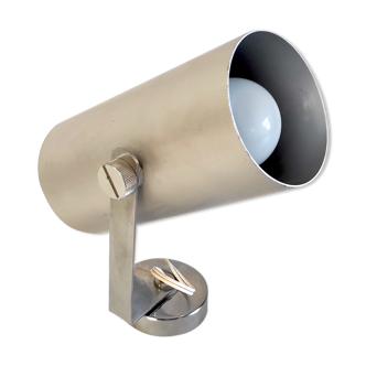 Applique / spot en aluminium brossé – années 50/60