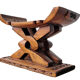 Tabouret ashanti ghanéen 'Wisdom Knot' Afrique