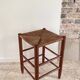 TABOURET Paille VINTAGE