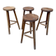 Set of 4 Bar Stools Restaurant Pub Tavern Bentwood 1960