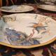 6 Dessert plates Gien France Caribbean