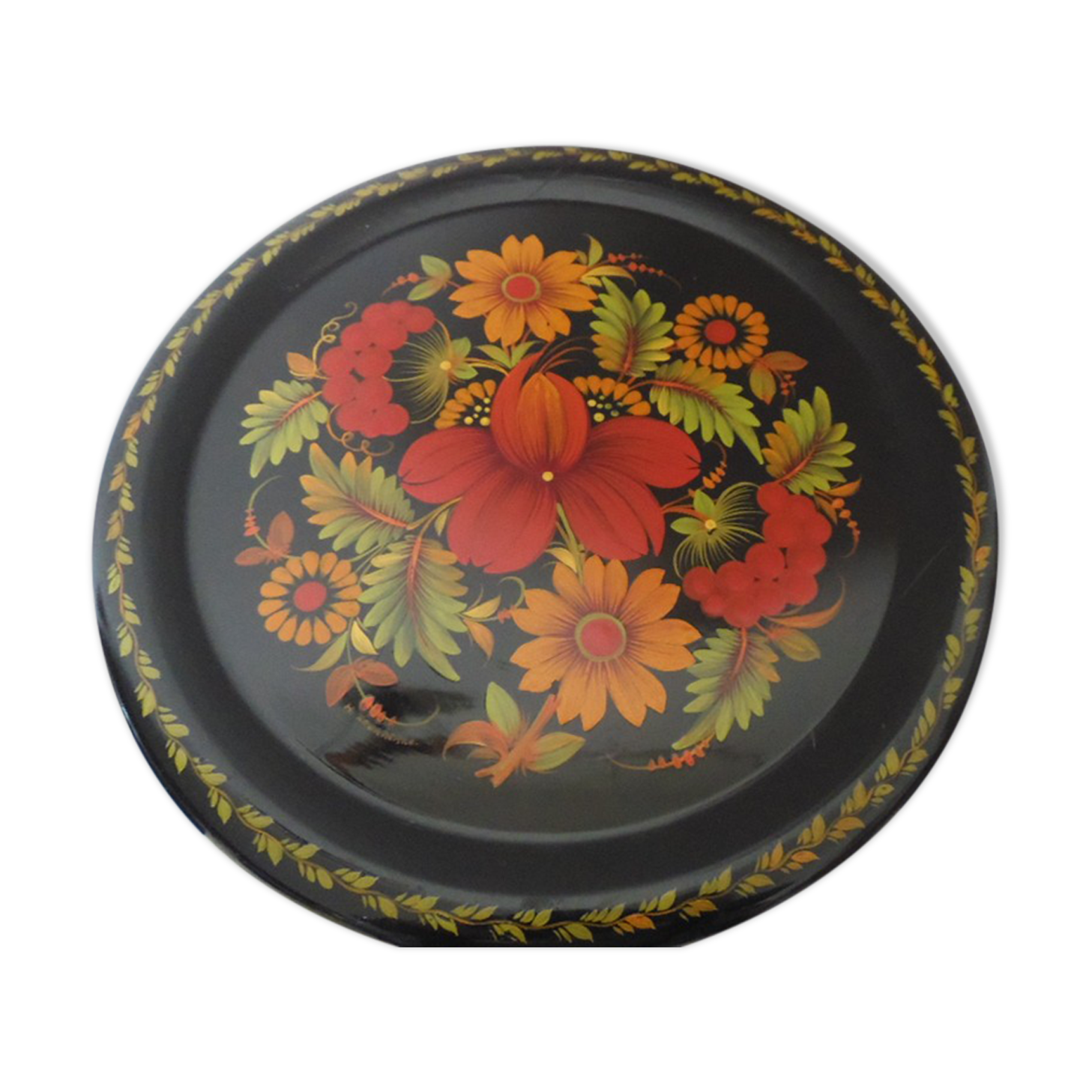 Decorative plate Khokhloma