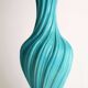 Twisted ceramic lamp