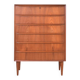 Commode en teck danois des années 1960.