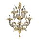 Verre de Murano Ca’ Rezzonico impérial de luxe avec feuille d'or