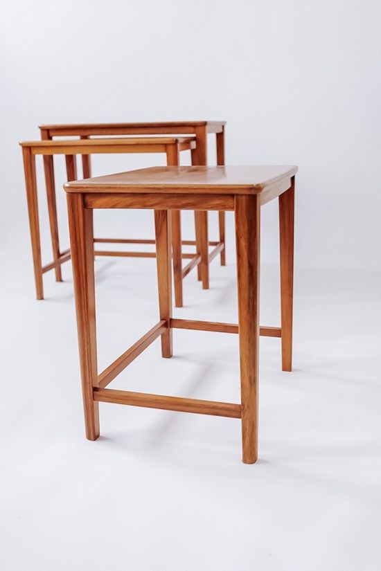 Set of 3 nesting tables 1960s