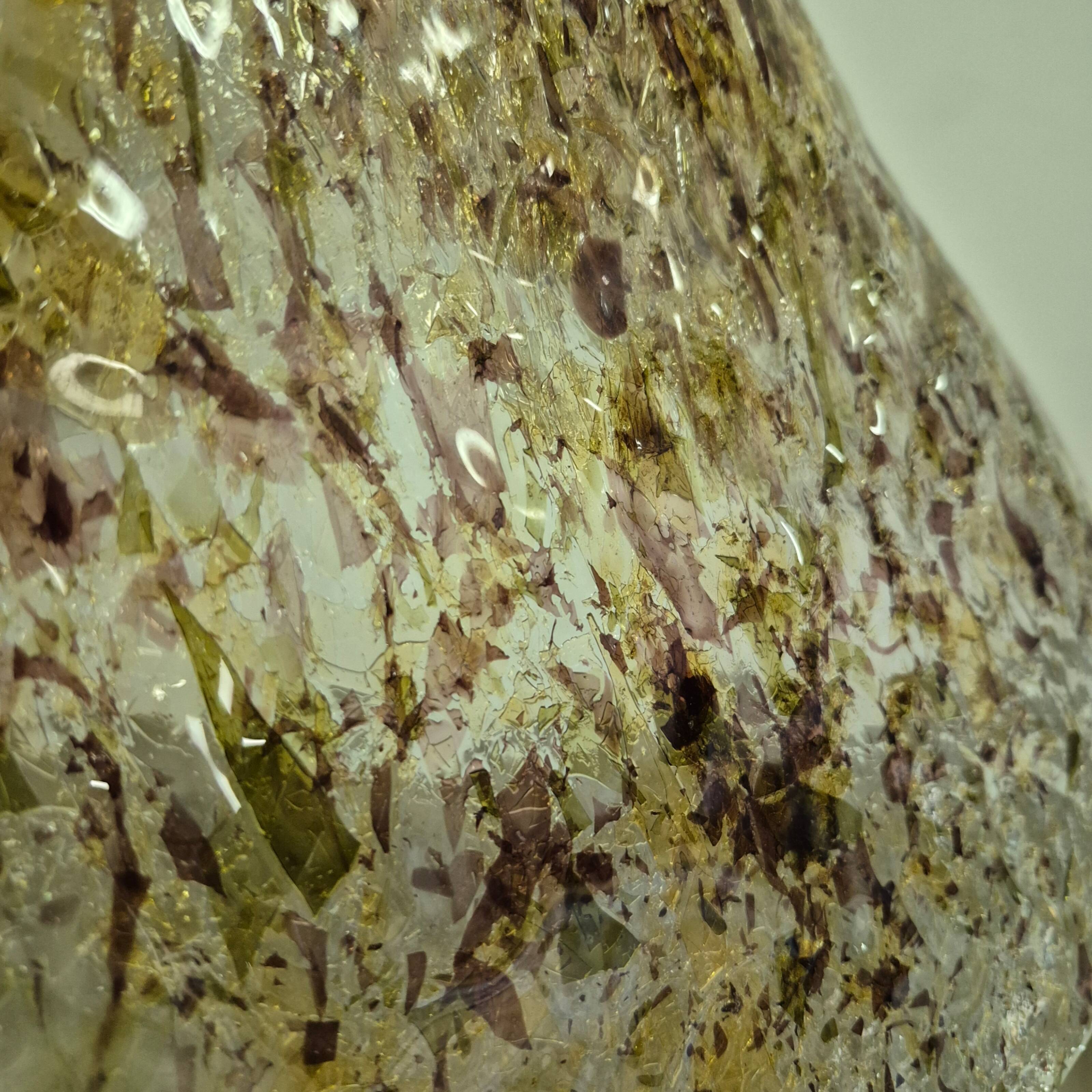 Handcrafted Murano glass pendant lamp, Italy 1960s