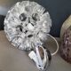 Space-age aluminum pendant light