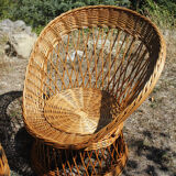 Vintage wicker chairs and table