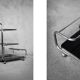 Vintage Mid-Century German Modern Bauhaus Chrome & Glass Serving Trolley