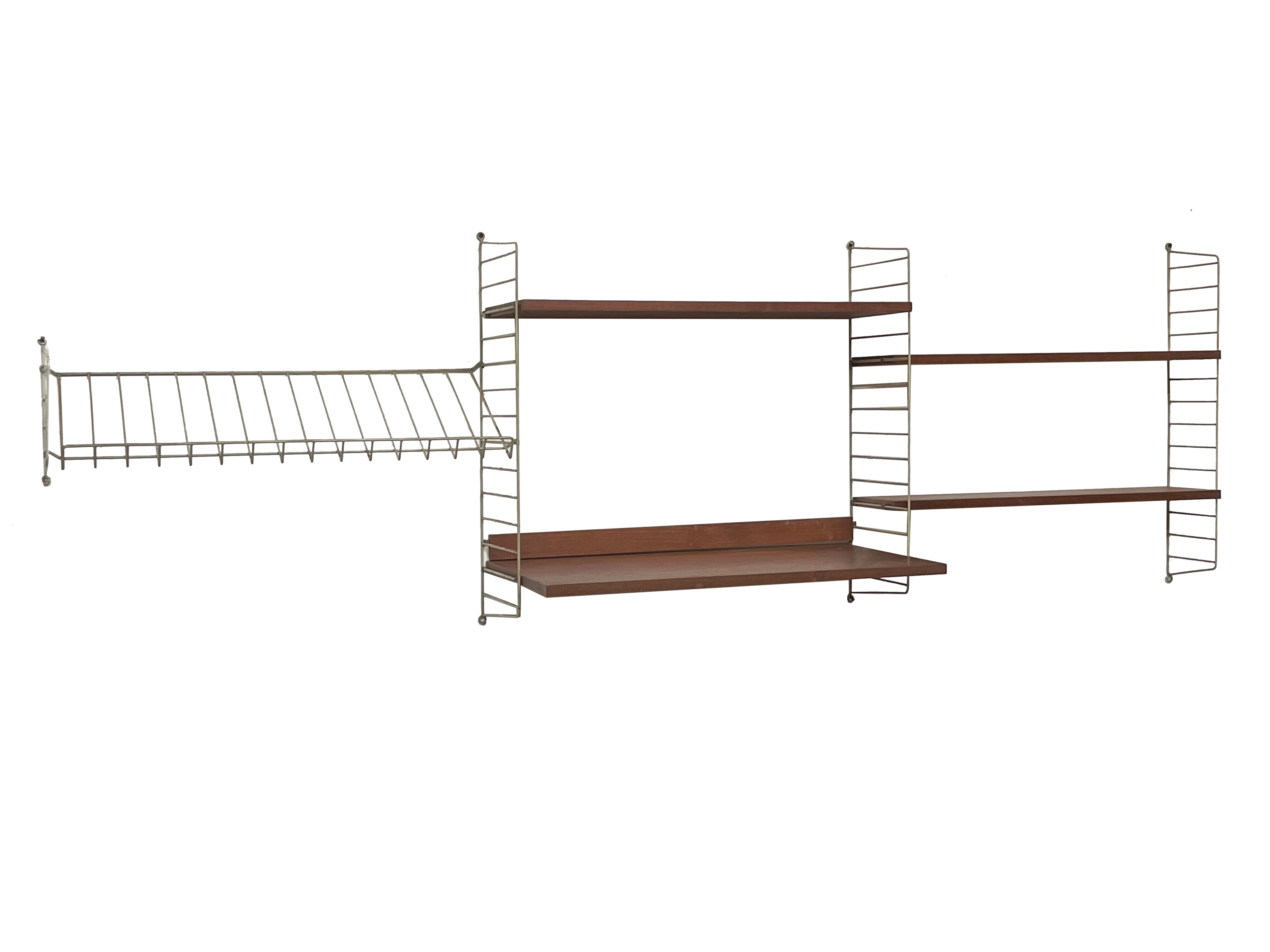 Mid Century Nisse Strinning string wall system 1960