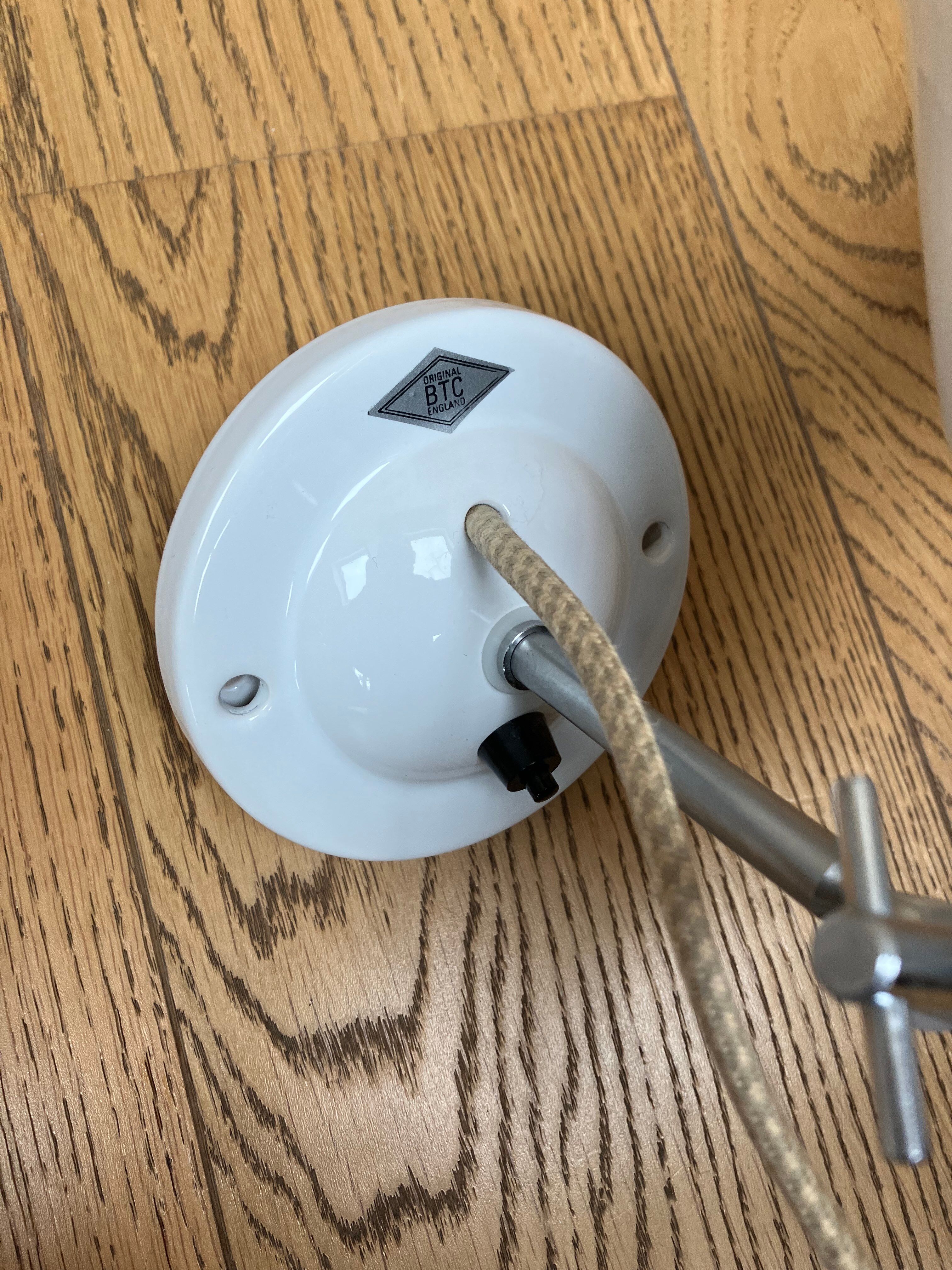 2 original btc hector wall lamps