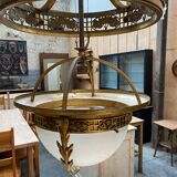 Large chandelier early twentieth in bronze