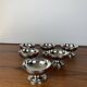 set of 6 stainless steel dessert bowls, 1970