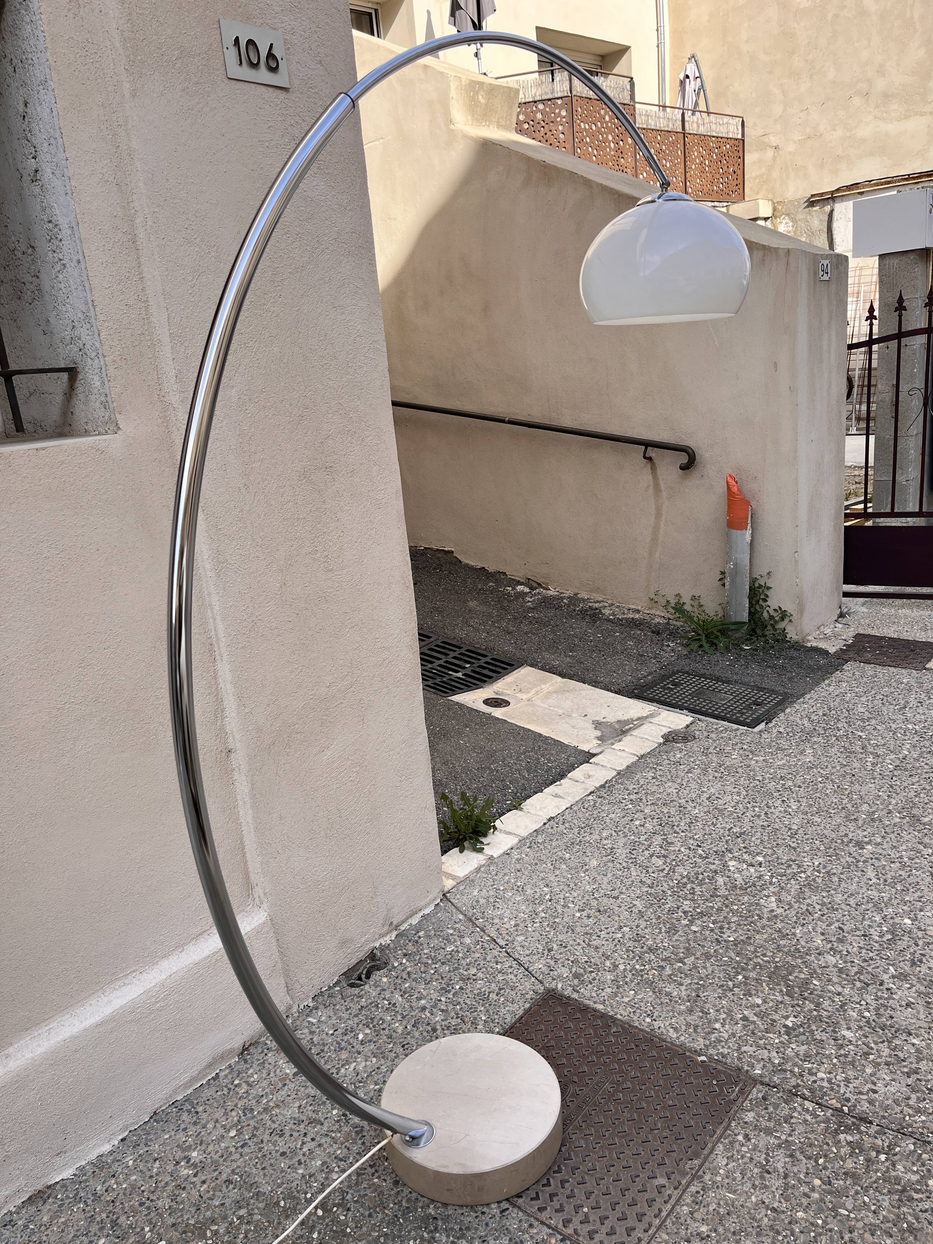 Lampadaire arc, années 70