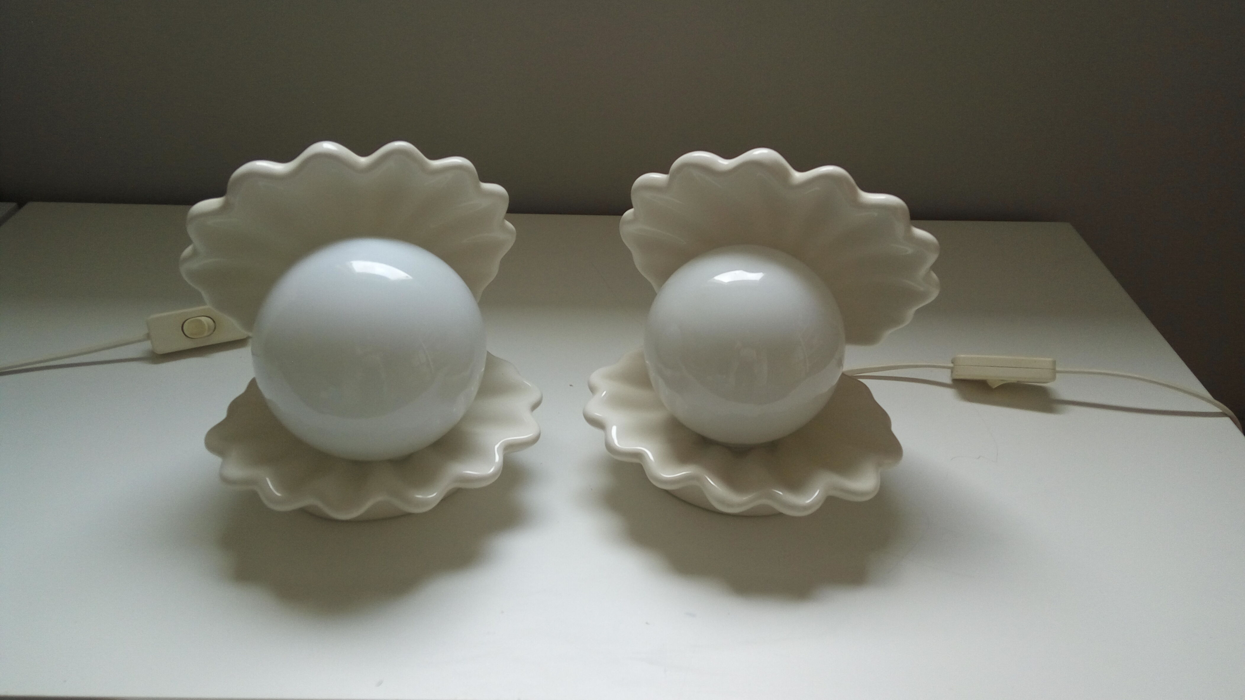 Duo lamp shell vintage