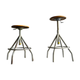 Pair of BAO workshop stools, 1950s
