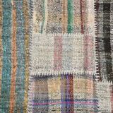 Flatweave ethnic kilim rug 212x302