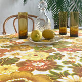 Nappe ronde vintage 1970