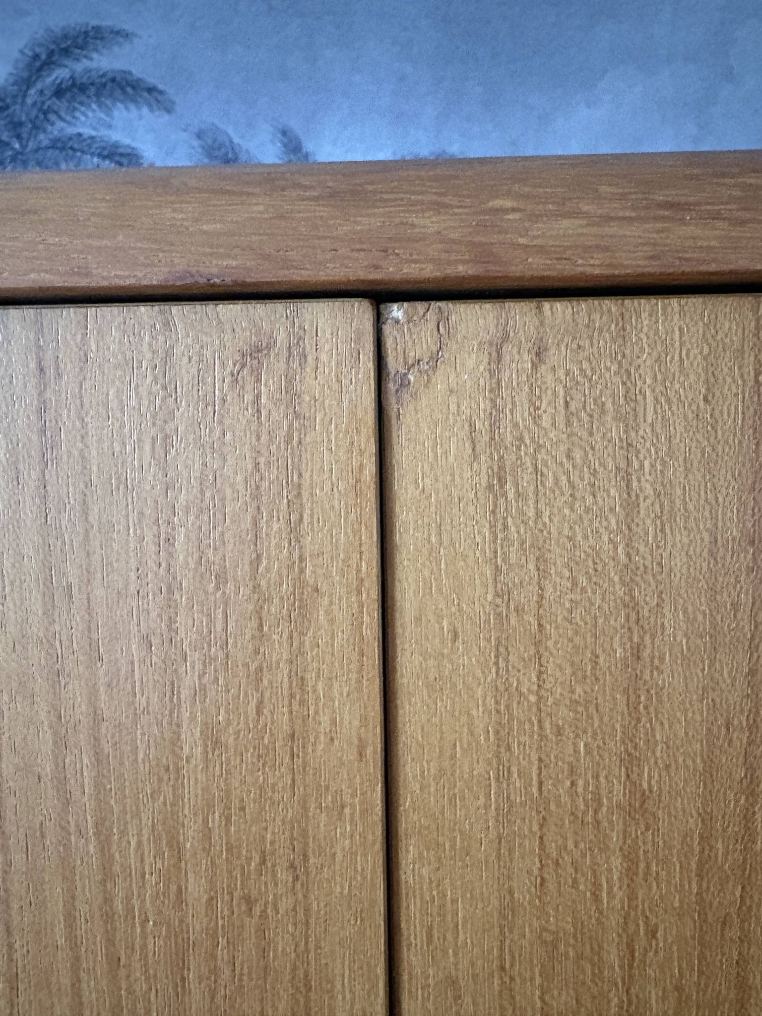 Vintage teak Scandinavian wardrobe