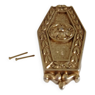 Bouton de porte losangé bronze