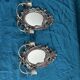 Rare pair of mirror sconces with putti. Napoleon III / Art Nouveau ~