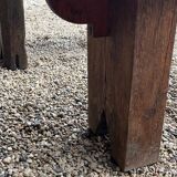 Pair of solid oak benches