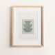 Painting on paper, Dated and signed abstract illustration