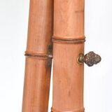 Bamboo-style psyché mirror in the Napoleon III style.