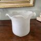 antique tulip lampshade in frosted glass