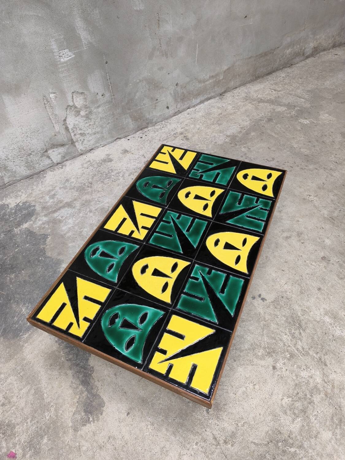 Vintage ceramic coffee table