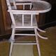 Chaise haute de bébé années 50